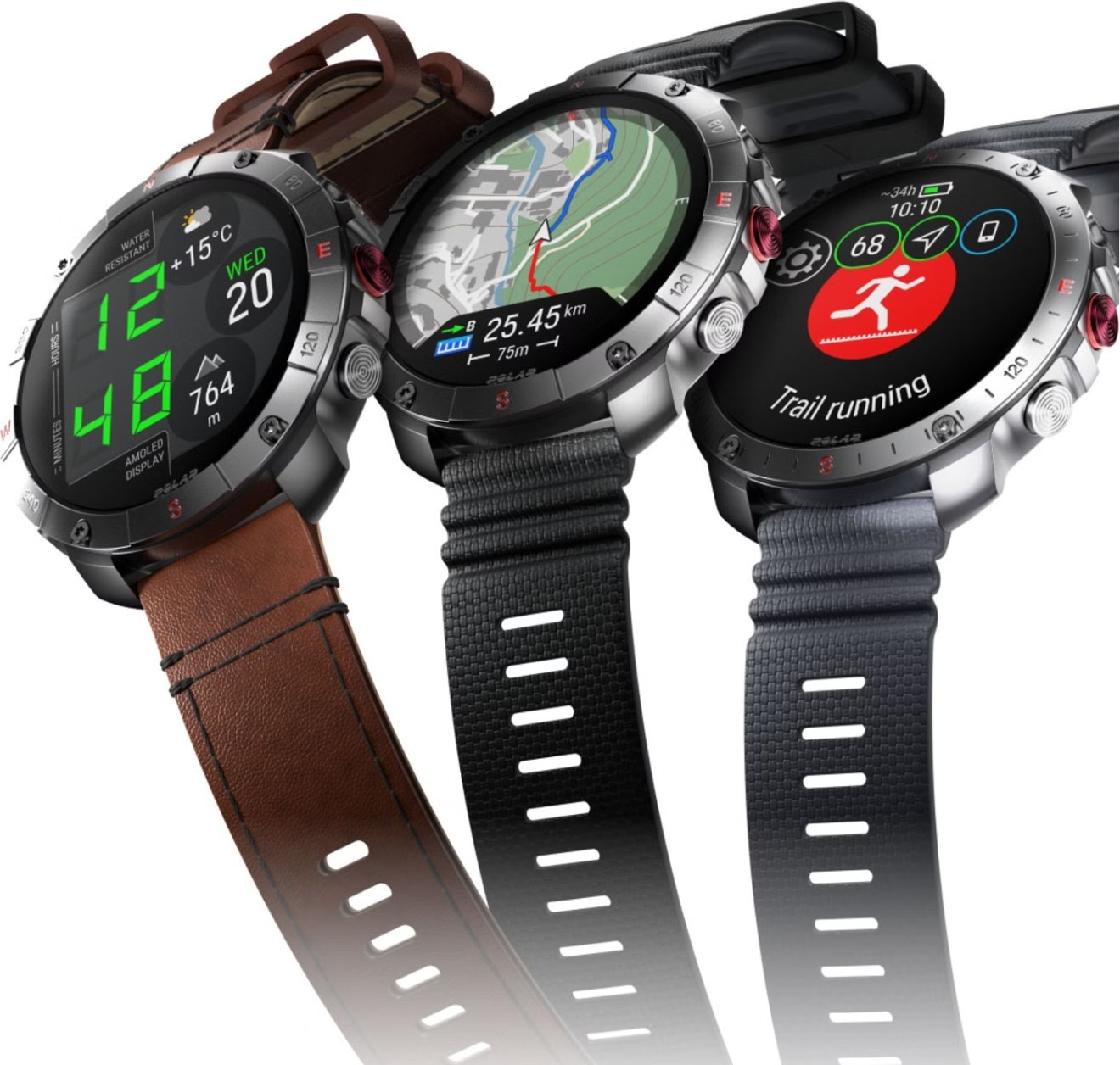 Montre GPS Polar Grit X2 Pro Noir Night + Ceinture Cardiaque H10 – Image 2