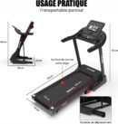 Tapis de course connecté Care Fitness CROSSER - KINOMAP