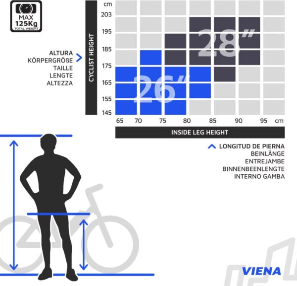 Urbanbiker VIENA 26" VTC électrique – Image 5