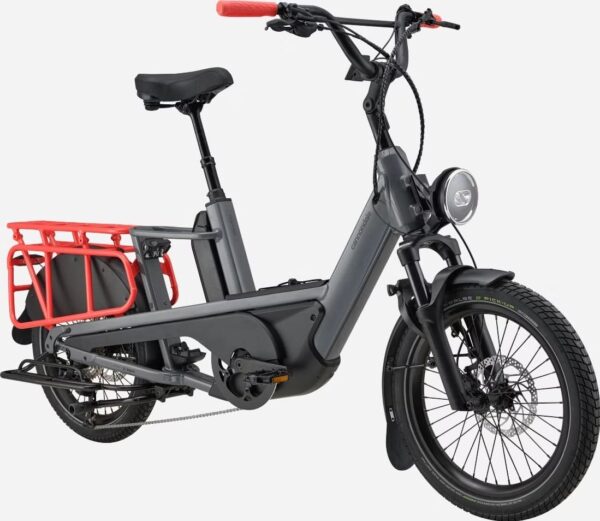 Vélo Cargo Longtail Électrique Cannondale Cargowagen Neo 2 Shimano Deore 10V 545Wh 20" Gris – Image 2