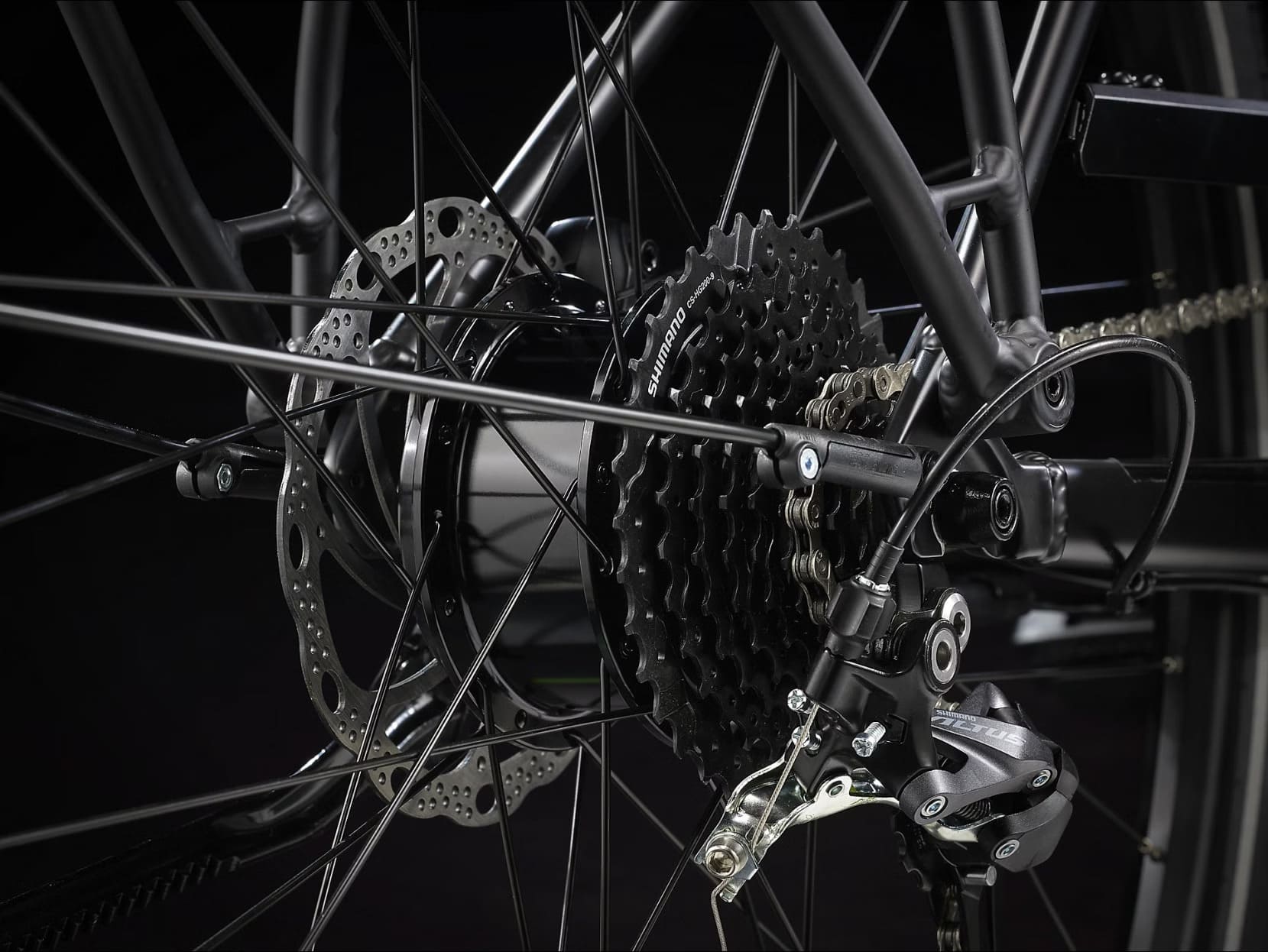 Vélo Électrique Trek FX+ 2 Shimano Altus 9V 250 Wh 700 mm 2023 – Image 3