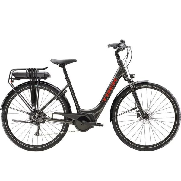 Vélo de Ville Électrique Trek Verve+ 2 Lowstep Bosch 300Wh Shimano Altus 9V Azure – Image 9