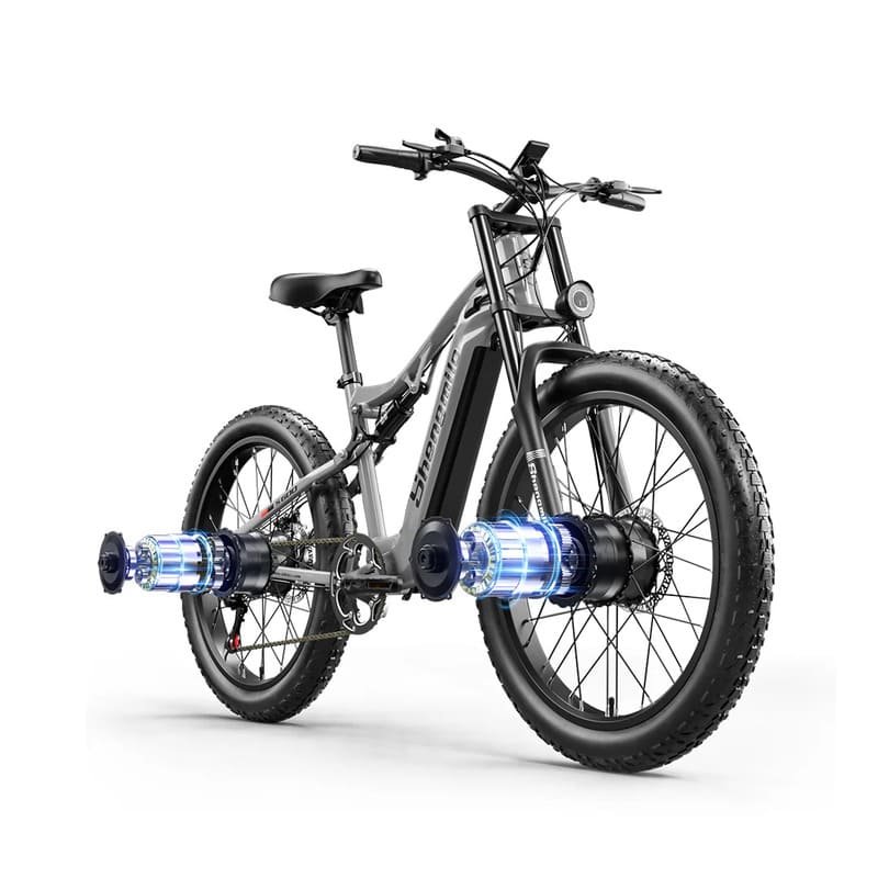 Vélo électrique à double moteur Shengmilo S600 2000W – Image 4